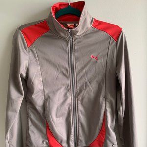 Puma Gray/Pink Track Jacket